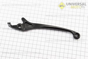 Важіль керма правий (дискове гальмо), чорний. Китай (Запчастини на скутер / UM3284-V49)