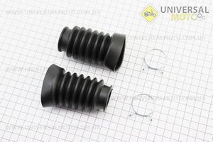 Гофра амортизатора переднього d = 30 / 45мм; L = 85мм комплект 2шт, ЧОРНИЙ. Китай (Запчастини на скутер / UM3285-V31)