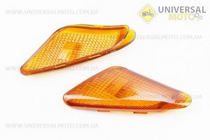 Yamaha JOG ARTISTIC "стекло"- поворотов передних комплект 2 штуки . Китай (Пластик / UM3290-V82)