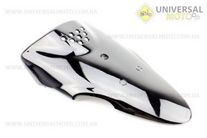 Yamaha JOG SA-24 BJ пластик - передній верхній "дзьоб", ЧОРНИЙ. Китай (Пластик на японський скутер / UM3292-V30)