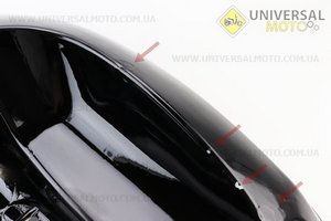 Yamaha VINO SA10J - 2т пластик - комплект фарбовані 11 деталей, ЧОРНИЙ (можливі незначні дефекти фарбування). Китай (Пластик на японський скутер / UM3292-V81)