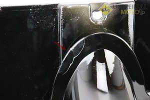 Yamaha VINO SA10J - 2т пластик - комплект фарбовані 11 деталей, ЧОРНИЙ (можливі незначні дефекти фарбування). Китай (Пластик на японський скутер / UM3292-V81)