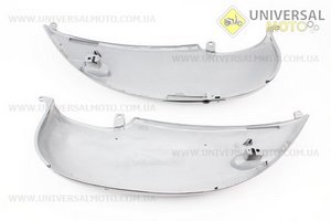 Yamaha VINO SA10J - 2т пластик - комплект фарбовані 11 деталей, ЧОРНИЙ (можливі незначні дефекти фарбування). Китай (Пластик на японський скутер / UM3292-V81)