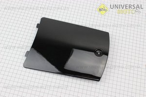 Yamaha JOG ARTISTIC пластик - лючок масляного бака, ЧОРНИЙ. Китай (Пластик на японський скутер / UM3293-V22)