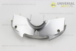 Yamaha JOG SA-36J / 39J пластик - керма передній "голова", СІРИЙ. Китай (Пластик на японський скутер / UM3295-V95)