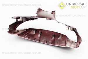 Yamaha JOG SA-36J / 39J пластик - керма передній "голова", Бордовий. Китай (Пластик на японський скутер / UM3296-V80)