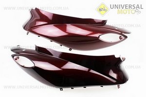 Yamaha JOG SA-36J / 39J пластик - комплект фарбовані 5 деталей, ЧЕРВОНИЙ. Китай (Пластик на японський скутер / UM3297-V28)