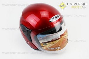 Шлем открытый HF-200 M- Красный . FXW (Шлем / UM3300-V17)