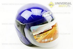 Шлем открытый HF-200 L-СИНИЙ