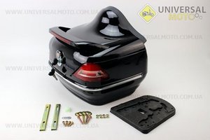 Кофр "мерседес" с стоп-сигналом Черный 360*400*300мм