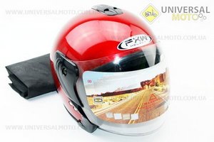 Шлем открытый HF-217 M- Красный . FXW (Шлем / UM3300-V69)