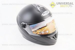 Шолом інтеграл, закритий HF-122 М, ЧОРНИЙ матовий (можливий не працює повітрозабірник на бороді). FXW (Шоломи / UM3301-V59)