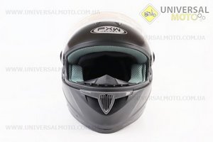 Шолом інтеграл, закритий HF-122 L, ЧОРНИЙ матовий (можливий не працюючий повітрозабірник на бороді). FXW (Шоломи / UM3301-V62)