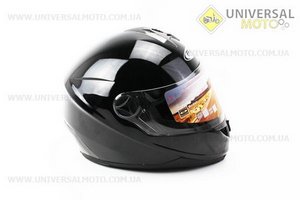 Шолом інтеграл, закритий HF-122 M, ЧОРНИЙ глянець. FXW (Шоломи / UM3301-V99)