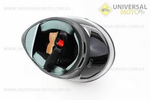 Шлем закрытый HF-122 L- Черный глянец. FXW (Шлем / UM3302-V00)