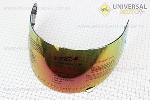 Стекло для шлема VEGA HD188 зеркальное (красн.)