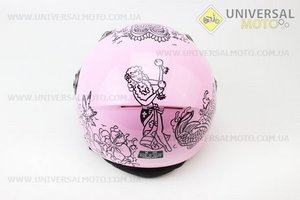 Шлем открытый HD306 Aloha M - РОЗОВЫЙ