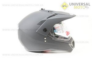 Шлем кроссовый FF103 Solid L - ЧЕРНЫЙ матовый