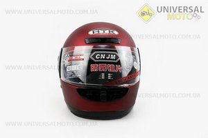 Шлем закрытый HK-221 - Красный матовый + воротник. HTK (Шлем / UM3305-V41)