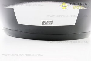 Шолом інтеграл, закритий 825-3 S, ЧОРНИЙ з сірим малюнком. F-2 (Шоломи / UM3306-V72)