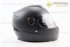 Шолом інтеграл, закритий+окуляри BLD-М61 S (55-56см), ЧОРНИЙ матовий. BLD (Шоломи / UM3309-V33)