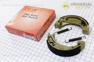 Гальмівні колодки барабанні Honda DIO 50 (пружини під кутом), D=90мм. MSU (Запчастини до японського скутера / UM3310-V38)