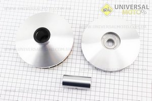 Варіатор передній комплект Yamaha MAJESTY 250 + втулка, крильчатка. Китай (Запчастини до японського скутера / UM3311-V24)