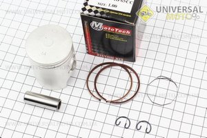 Поршень, кольца, палец комплект Honda DIO65 43мм + 1,00, Тайвань (палец 12мм). Mototech (Скутер Honda DIO \ UM3311-V76)