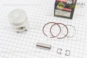 Поршневий комплект (поршень, кільця, палець) Honda DIO ZX65 44мм +1,00 (палець 12мм) Тайвань. Mototech (Запчастини до японського скутера / UM3311-V80)