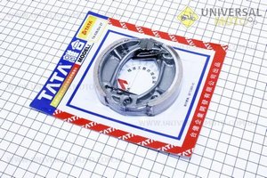 Гальмівні колодки барабанні Honda DIO 50 (пружини під кутом), D=90мм. TATA (Запчастини до японського скутера / UM3314-V04)