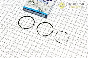 Кільця поршневі Honda DIO50 39мм STD синя коробка (замки внутрішні). SEE (Запчастини до японського скутера / UM3314-V95)