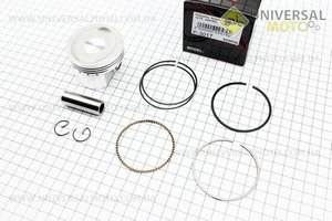 Поршень, кольца, палец комплект Suzuki VECSTAR AN150 57,50мм + 0,75 (палец 15мм). Китай (Скутер Suzuki \ UM3315-V22)