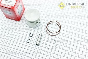 Поршневий комплект (поршень, кільця, палець) Honda TACT65 44мм +0,50 (палець 10мм) Тайвань. MSU (Запчастини до японського скутера / UM3315-V82)