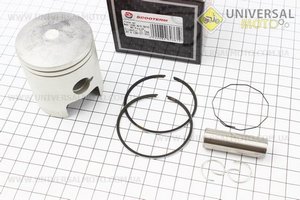 Поршневий комплект (поршень, кільця, палець) Suzuki AD110 52,5мм STD (палець 14мм). Scooter-M (Запчастини до японського скутера / UM3315-V91)