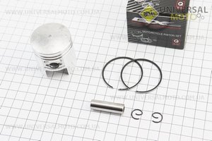 Поршневий комплект (поршень, кільця, палець) Suzuki AD50/LETS 41мм STD (палець 10мм). GX-Viper (Запчастини до японського скутера / UM3317-V12)
