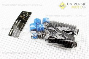 Ремонтный комплект передней вилки Honda DIO - полный комплект + гофры. SALO (Скутер Honda DIO \ UM3317-V22)