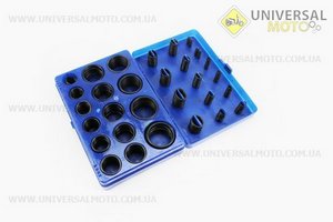 Набір манжетів 385шт різних габаритів в пластиковому боксі. Китай (Мотоінструмент / UM3321-V08)