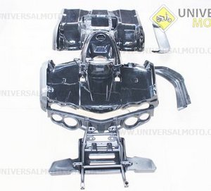 ATV 400 - Пластик на квадроцикл к-кт (11 деталей), ЧЕРНЫЙ