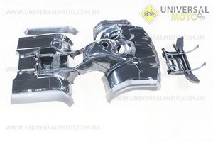 ATV 400 - Пластик на квадроцикл к-кт (11 деталей), ЧЕРНЫЙ