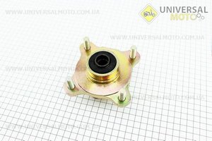 Ступица колеса переднего для оси 17мм на 4 болта с креплением диска тормозного