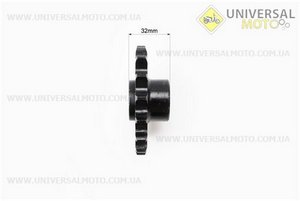 Зірка приводна задня шліцьова 530-16T (втулка d = 25мм, L = 32мм). Китай (Запчастини на квадроцикли / UM3352-V31)