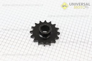 Зірка приводна задня шліцьова 530-16T (втулка d = 25мм, L = 32мм). Китай (Запчастини на квадроцикли / UM3352-V31)