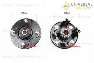 Маточина колеса під вісь 17 * 25, разболтовка 4x110 комплект 2шт. Китай (Запчастини на квадроцикли / UM3352-V72)