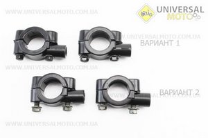 Кріплення на кермо для дзеркал M8, комплект 2 штуки, чорний. Китай (Кріплення дзеркал / UM3353-V09)