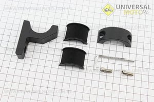 Кріплення на кермо для дзеркал D-11мм (з низьким виносом) ЧОРНИЙ. Китай (Різне / UM3353-V91)