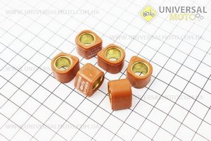 Ролики вариатора D-форма 6 штук, 16*13 - 7г, Тюнинг. Scooter-M (Японский скутер \ UM3360-V46)