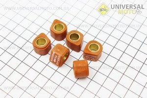 Ролики вариатора D-форма 6 штук, 15*12 - 6г, Тюнинг. Scooter-M (Японский скутер \ UM3360-V47)