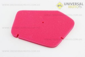 Фільтр-елемент повітряний (поролон) Honda AF34 з просоченням, червоний. Украина (Запчастини до японського скутера / UM3361-V90)