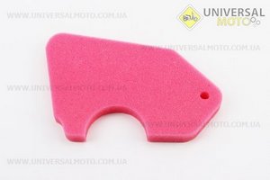Фільтр-елемент повітряний (поролон) Honda TACT AF24 / 30/31 з просоченням, червоний. Украина (Запчастини до японського скутера / UM3362-V30)