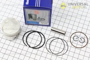 Поршневий комплект (поршень, кільця, палець) Honda DIO AF56 38мм +0,25 (палець 10мм) синя коробка. SEE (Запчастини до японського скутера / UM3364-V80)